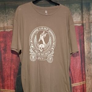 Black Label Society Sleeve Tee with Graphic Design